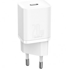 Зарядное устройство Baseus Super Si Quick Charger 1C 20W EU White (CCSUP-B02)