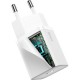 Зарядное устройство Baseus Super Si Quick Charger 1C 20W EU White (CCSUP-B02)