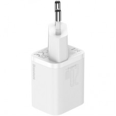 Зарядний пристрій Baseus Super Si Quick Charger 1C 20 W EU White (CCSUP-B02) - Фото