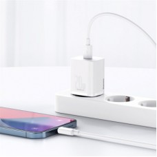 Зарядний пристрій Baseus Super Si Quick Charger 1C 20 W EU White (CCSUP-B02) - Фото