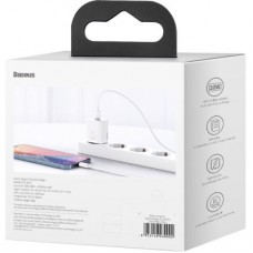 Зарядний пристрій Baseus Super Si Quick Charger 1C 20 W EU White (CCSUP-B02) - Фото