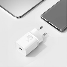 Зарядний пристрій Baseus Super Si Quick Charger 1C White (CCSP020102) - Фото