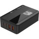 Зарядное устройство ColorWay Power Delivery GaN (2USB-A + 2USB TYPE-C) (100W) black (CW-CHS041PD-BK) Зарядное устройство ColorWay Power Delivery GaN (2USB-A + 2USB TYPE-C) (100W) black (CW-CHS041PD-BK)