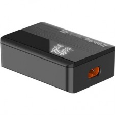 Зарядний пристрій ColorWay Power Delivery GaN (2 USB-A + 2 USB TYPE-C) (100 W) black (CW-CHS041PD-BK) - Фото