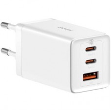 Зарядное устройство Baseus 65W GaN5 Pro 2C+U(CCGP120202 ) white (960194)