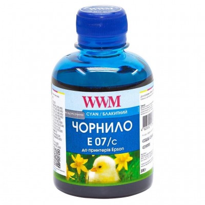 Чернила WWM Epson Stylus Universal Cyan (E07/C)