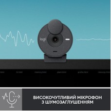 Веб-камера Logitech Brio 300 FHD Graphite (960-001436) - Фото