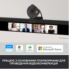 Веб-камера Logitech Brio 300 FHD Graphite (960-001436) - Фото