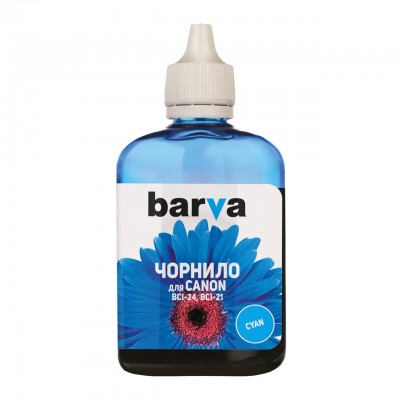 Чернила BARVA CANON BCI-24 90г CYAN (C24-282)