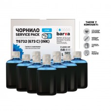 Чорнило BARVA EPSON L800/L810/L850/L1800 10x100 мл CYAN (E-L800C-1SP)