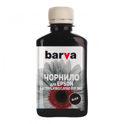 Чернила BARVA EPSON L4150/L4160 (101BK) 180 мл BLACK pigmented (E101-603)