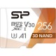 Картка пам'яті Silicon Power 256Gb microSDXC U3 A1 V30 Superior Color 100R/80W + adapter (SP256GBSTXDU3V20AB)