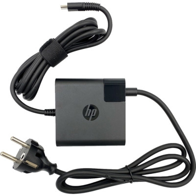 Блок живлення до ноутбука AlSoft HP 65 W 20 V, 3.25 A + 15 V, 4.33 A + 12 V, 5 A + 9 V, 3 A + 5 V, 3 A, USB type-C