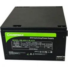 Блок живлення Gamemax GM-400-8CM Black - Фото