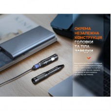 Тактическая ручка Fenix T6 з ліхтариком Blue (T6-Blue) - Фото