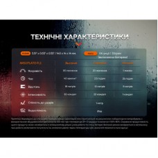 Тактическая ручка Fenix T6 з ліхтариком Blue (T6-Blue) - Фото