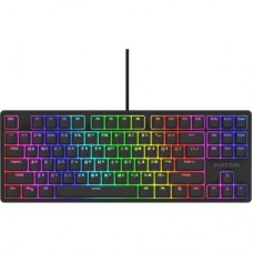 Клавіатура Hator Rockfall 2 Optica TKL Black USB Black (HTK-730) - Фото