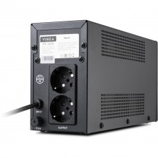 Джерело безперебійного живлення Vinga LED 600VA metal case (VPE-600M) - Фото