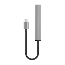 Концентратор Orico Type-C to USB3.0, 2xUSB2.0, TF (AH-12F-GY-BP) (CA913541) - Фото