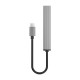 Концентратор Orico Type-C to USB3.0, 3xUSB2.0 (AH-13-GY-BP) (CA913534)