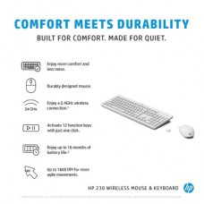 Комплект HP 230 Wireless UA White (3L1F0AA) - Фото