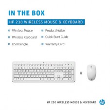 Комплект HP 230 Wireless UA White (3L1F0AA) - Фото