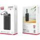 Батарея універсальна XO 40000mAh, PD/18W, QC3.0/22.5W, flashlight, Input (Micro,Type-C, Lightning),