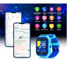 Смарт-годинник GARMIX PointPRO-200 4G/GPS/WIFI/VIDEO CALL BLUE (GMXPP200-BL) - Фото