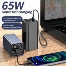 Батарея універсальна Atria 20000 mAh, 65 W, PD2.0, QC (WPD-65) - Фото