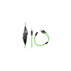 Наушники GEMIX N1 Black-Green Gaming - Фото