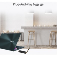Мережева карта Wi-Fi ASUS USB-AX56 (90IG06H0-MO0R10) - Фото