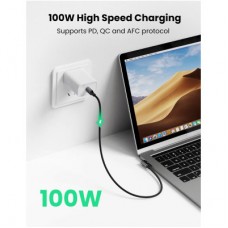 Дата кабель USB-C to USB-C 2.0m 100W US334 Black Ugreen (70645) - Фото