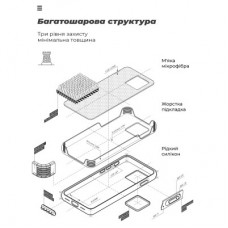 Чохол для мобільного телефона Armorstandart ICON Case Xiaomi Redmi Note 12S 4G Camera cover Black (ARM67504) - Фото