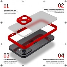 Чохол для мобільного телефона Armorstandart Frosted Matte Xiaomi Redmi 12 4G Red (ARM68553) - Фото