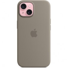 Чохол для мобільного телефона Apple iPhone 15 Silicone Case with MagSafe Clay (MT0Q3ZM/A) - Фото