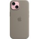 Чохол для мобільного телефона Apple iPhone 15 Silicone Case with MagSafe Clay (MT0Q3ZM/A)