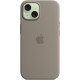 Чохол для мобільного телефона Apple iPhone 15 Silicone Case with MagSafe Clay (MT0Q3ZM/A)