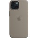 Чохол для мобільного телефона Apple iPhone 15 Silicone Case with MagSafe Clay (MT0Q3ZM/A)