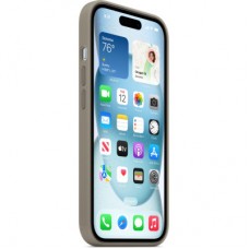 Чохол для мобільного телефона Apple iPhone 15 Silicone Case with MagSafe Clay (MT0Q3ZM/A) - Фото