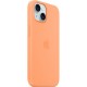 Чехол для мобильного телефона Apple iPhone 15 Silicone Case with MagSafe Orange Sorbet (MT0W3ZM/A)