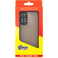 Чехол для моб. телефона Dengos Matte Xiaomi Redmi Note 11 (black) (DG-TPU-MATT-113) - Фото