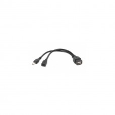 Дата кабель OTG USB 2.0 AF to Micro 5P M+F 0.15m Cablexpert (A-OTG-AFBM-04)