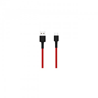 Дата кабель USB 2.0 AM to Type-C 1.0m Braide red Xiaomi (435419)