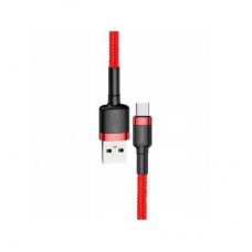 Дата кабель USB 2.0 AM to Type-C 1.0m Cafule 3A red+red Baseus (CATKLF-B09) - Фото