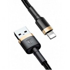 Дата кабель USB 2.0 AM to Lightning 2.0m 1.5A gold-black Baseus (CALKLF-CV1)