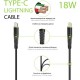 Дата кабель Type-C to Lightning 1.2m CBFLEXTL1 18 W black Intaleo (1283126542459) Дата кабель Type-C to Lightning 1.2m CBFLEXTL1 18 W black Intaleo (1283126542459)