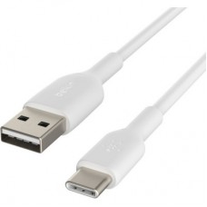 Дата кабель USB 2.0 AM to Type-C 1.0m PVC white Belkin (CAB001BT1MWH) - Фото