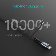 Дата кабель USB-C to Lightning 2.0m MFI Choetech (IP0041-BK) - Фото