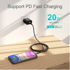 Дата кабель USB-C to Lightning 2.0m MFI Choetech (IP0041-BK) - Фото