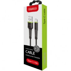 Дата кабель USB 2.0 AM to Type-C 2.0m CBFLEXT2 Black Intaleo (1283126521423) Дата кабель USB 2.0 AM to Type-C 2.0m CBFLEXT2 Black Intaleo (1283126521423) - Фото